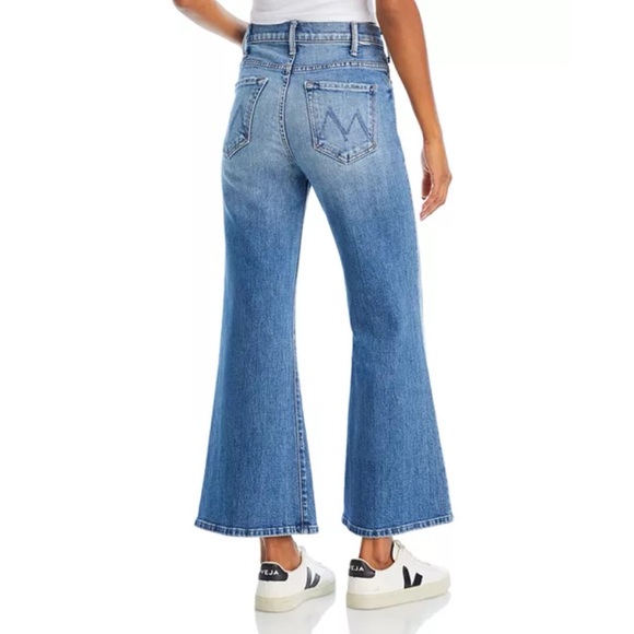 MOTHER Light Blue Wide Leg Jeans - Picture 2 of 8